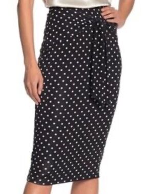 BAILEY 44 Polka Dot Pencil Skirt NYT M
